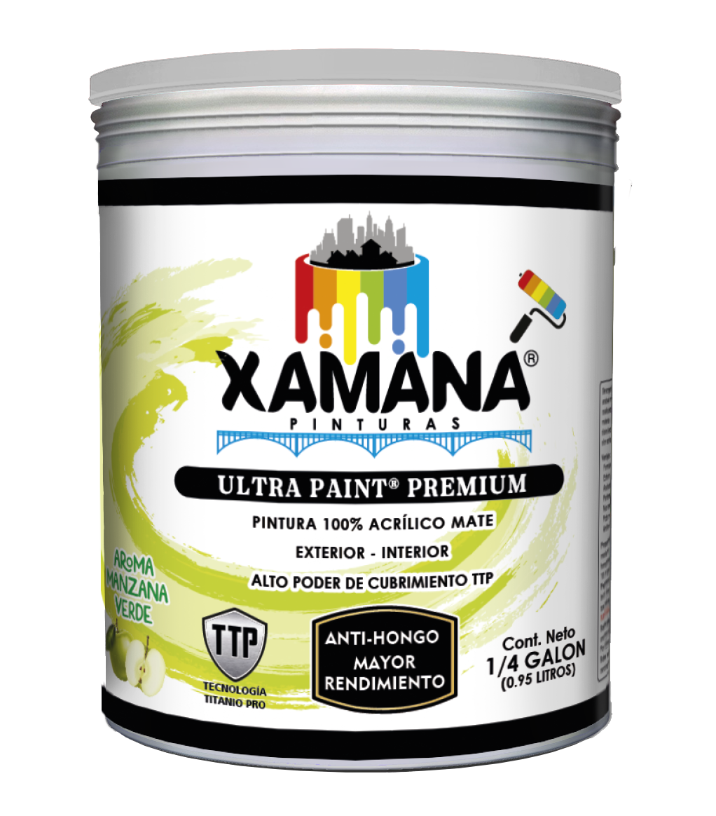 Ultra Paint PREMIUM contrato int. ext 1/4 galon