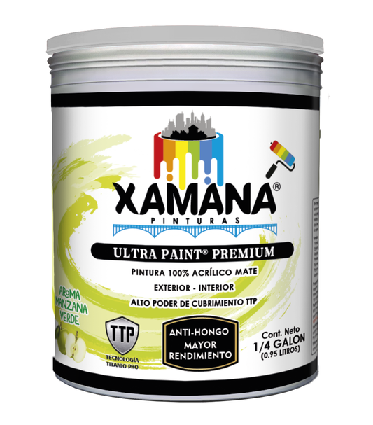 Ultra Paint PREMIUM contrato int. ext 1/4 galon