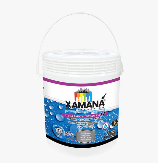 Ultra Paint DRY LOCK 3 en 1 (primer + sellador + pintura) 1 galon
