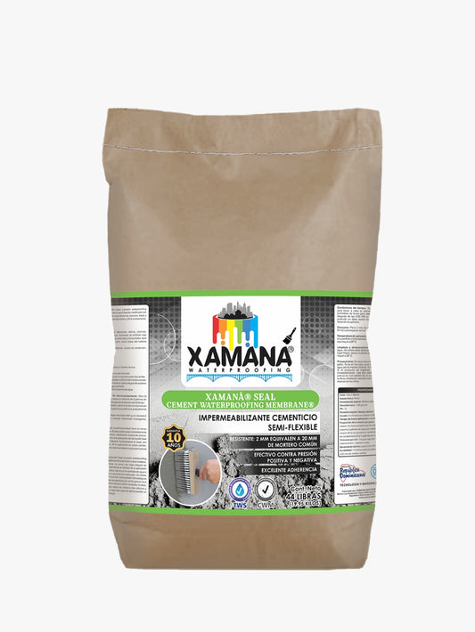 Xamana SEAL 1K sellador cementoso monocomponente 55 libras (24,98 kg)